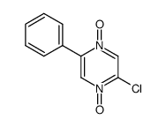 2-chloro-5-phenylpyrazine 1,4-dioxide Structure
