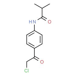 N-[4-(Chloroacetyl)phenyl]-2-methylpropanamide Structure