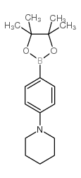1-(4-(4,4,5,5-Tetramethyl-1,3,2-dioxaborolan-2-yl)phenyl)piperidine structure