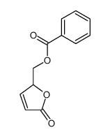 (5-oxo-2,5-dihydrofuran-2-yl)methyl benzoate Structure