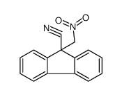 9-(nitromethyl)fluorene-9-carbonitrile结构式