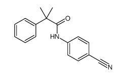 Benzeneacetamide, N-(4-cyanophenyl)-α,α-dimethyl Structure