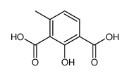 4-Methyl-2-hydroxyisophthalic Acid结构式