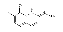 7-hydrazinyl-3-methylpyrimido[1,2-b]pyridazin-4-one结构式