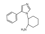 (1R,2R)-2-(5-phenylimidazol-1-yl)cyclohexan-1-amine结构式