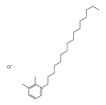1-hexadecyl-2,3-dimethylpyridin-1-ium,chloride结构式
