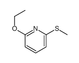 2-ethoxy-6-methylsulfanylpyridine Structure