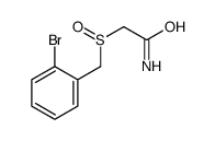 2-[(2-bromophenyl)methylsulfinyl]acetamide Structure