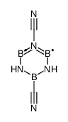 1,3,5,2λ2,4,6λ2-triazatriborinane-1,4-dicarbonitrile Structure