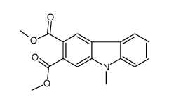 dimethyl 9-methylcarbazole-2,3-dicarboxylate结构式