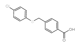 4-(4-氯苯磺酰基甲基)-苯甲酸结构式