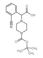 2-(4-Boc-哌嗪)-2-(2-氰基苯基)乙酸图片