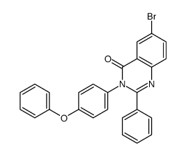 6-bromo-3-(4-phenoxyphenyl)-2-phenylquinazolin-4-one Structure