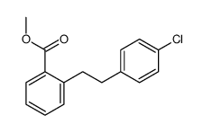 methyl 2-[2-(4-chlorophenyl)ethyl]benzoate结构式