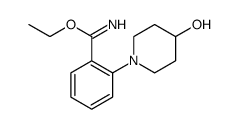 2-(4-hydroxy-piperidin-1-yl)-benzimmidic acid ethyl ester Structure