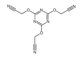 2,4,6-tricyanomethoxy-s-triazine Structure