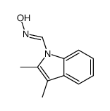N-[(2,3-dimethylindol-1-yl)methylidene]hydroxylamine结构式
