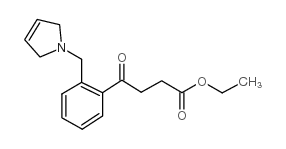 ETHYL 4-OXO-4-[2-(3-PYRROLINOMETHYL)PHENYL]BUTYRATE structure