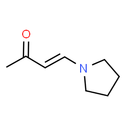 3-Buten-2-one, 4-(1-pyrrolidinyl)-, (3E)- (9CI)结构式