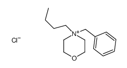 4-benzyl-4-butylmorpholin-4-ium,chloride Structure