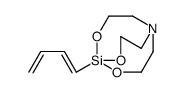 5-buta-1,3-dienyl-4,6,11-trioxa-1-aza-5-silabicyclo[3.3.3]undecane结构式