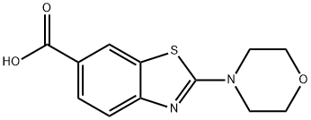 2-Morpholin-4-yl-benzothiazole-6-carboxylic acid Structure