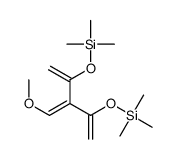 [3-(methoxymethylidene)-4-trimethylsilyloxypenta-1,4-dien-2-yl]oxy-trimethylsilane Structure