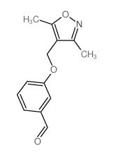 3-[(3,5-Dimethylisoxazol-4-yl)methoxy]benzaldehyde结构式