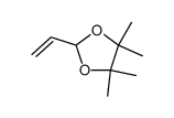 1,3-Dioxolane,2-ethenyl-4,4,5,5-tetramethyl-结构式