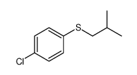 Benzene, 1-chloro-4-[(2-methylpropyl)thio]结构式