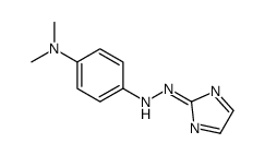 1-N-(imidazol-2-ylideneamino)-4-N,4-N-dimethylbenzene-1,4-diamine结构式