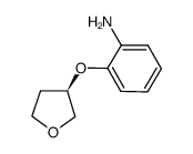 2-(tetrahydro-furan-3(R)-yloxy)-phenylamine Structure