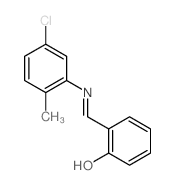 6-[[(5-chloro-2-methyl-phenyl)amino]methylidene]cyclohexa-2,4-dien-1-one structure