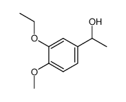 1-(3-ethoxy-4-methoxy-phenyl)-ethanol Structure