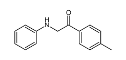 2-(phenylamino)-1-(p-tolyl)ethanone结构式