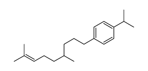 1-(4,8-dimethylnon-7-enyl)-4-propan-2-ylbenzene结构式