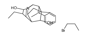 ajmalan-17(R),21α-diol, compound with 1-bromopropane (1:1) structure