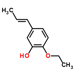 2-Ethoxy-5-[(1E)-1-propen-1-yl]phenol structure
