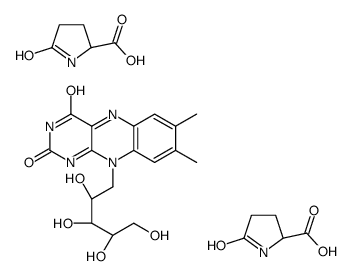 5-oxo-L-proline, compound with riboflavin (2:1) picture