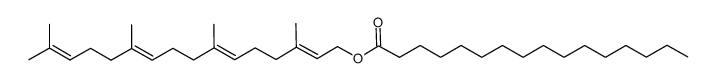 geranylgeranyl palmitate Structure