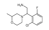 4-Morpholineethanamine, β-(2-chloro-6-fluorophenyl)-2-methyl结构式