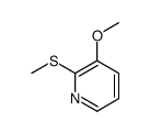 3-Methoxy-2-(methylsulfanyl)pyridine结构式