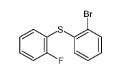 2-Bromo-2'-fluorodiphenyl Sulfide结构式