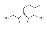 (1-BUTYLPYRROLIDINE-2,5-DIYL)DIMETHANOL Structure