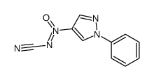 cyanoimino-oxido-(1-phenylpyrazol-4-yl)azanium Structure