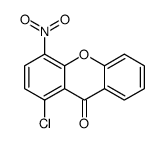 1-chloro-4-nitroxanthen-9-one Structure
