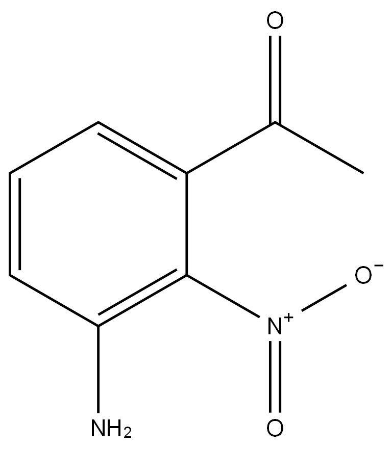 Ethanone, 1-(3-amino-2-nitrophenyl)- Structure