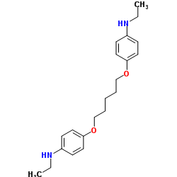 4,4'-[1,5-Pentanediylbis(oxy)]bis(N-ethylaniline)结构式