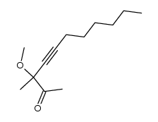 3-methoxy-3-methylundec-4-yn-2-one结构式