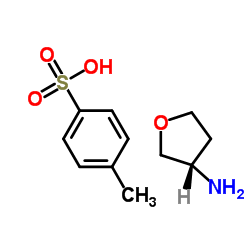 (S)-(-)-3-Aminotetrahydrofuran-4-toluenesulfonate structure